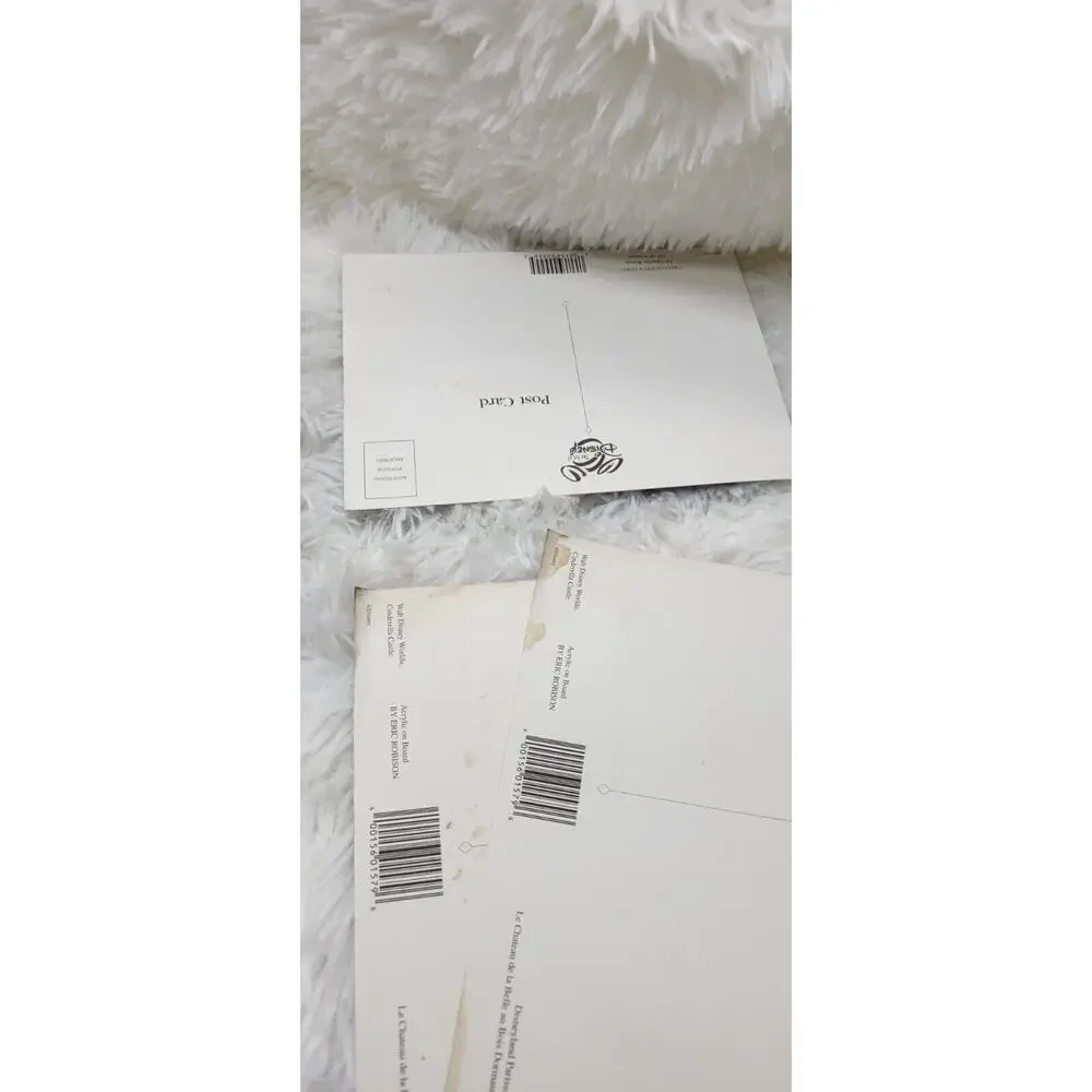 Vintage Disney Lot of 5 Postcards Maleficent Snow White Disney Castles READ - Picture 13 of 14